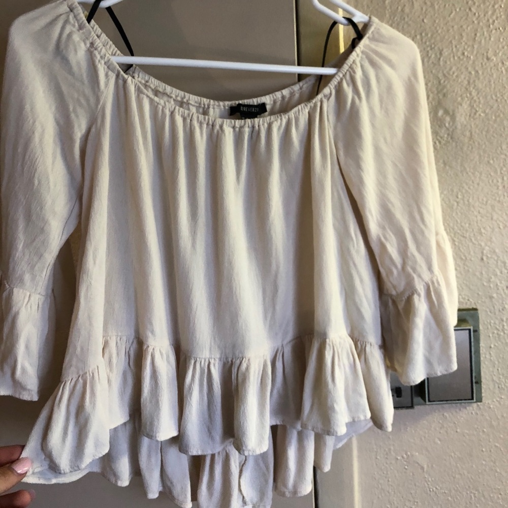 Flowy, ruffle top!